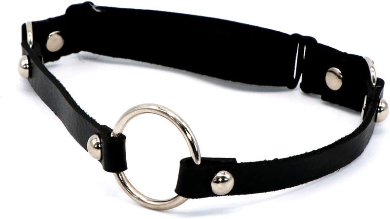 Outman Adjustable Elastice 2 Rows Leather Leg Harness Garter Belt Punk Gothic Thigh Ring Garter - Image 3